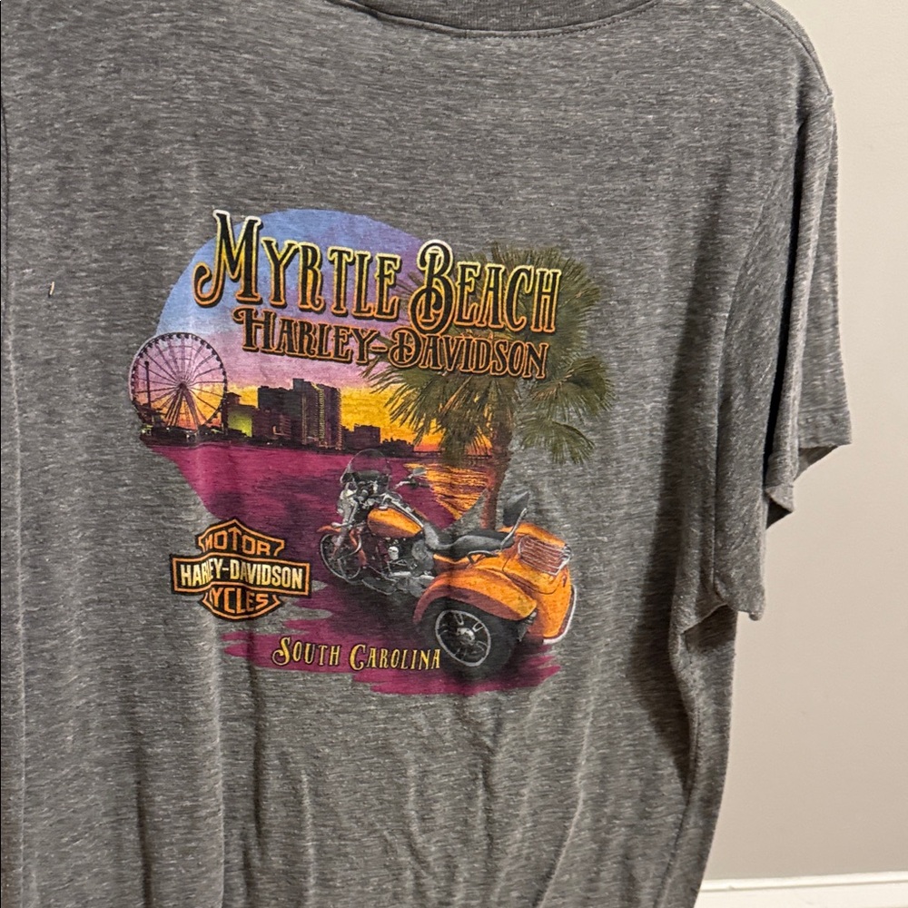 Harley-Davidson Myrtle Beach Gray T-Shirt